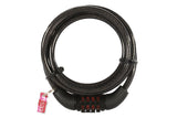Oxford OF210 Combi 6 combination bike lock with 1.5m x 6mm cable, securing outdoor gear and bicycles effectively.