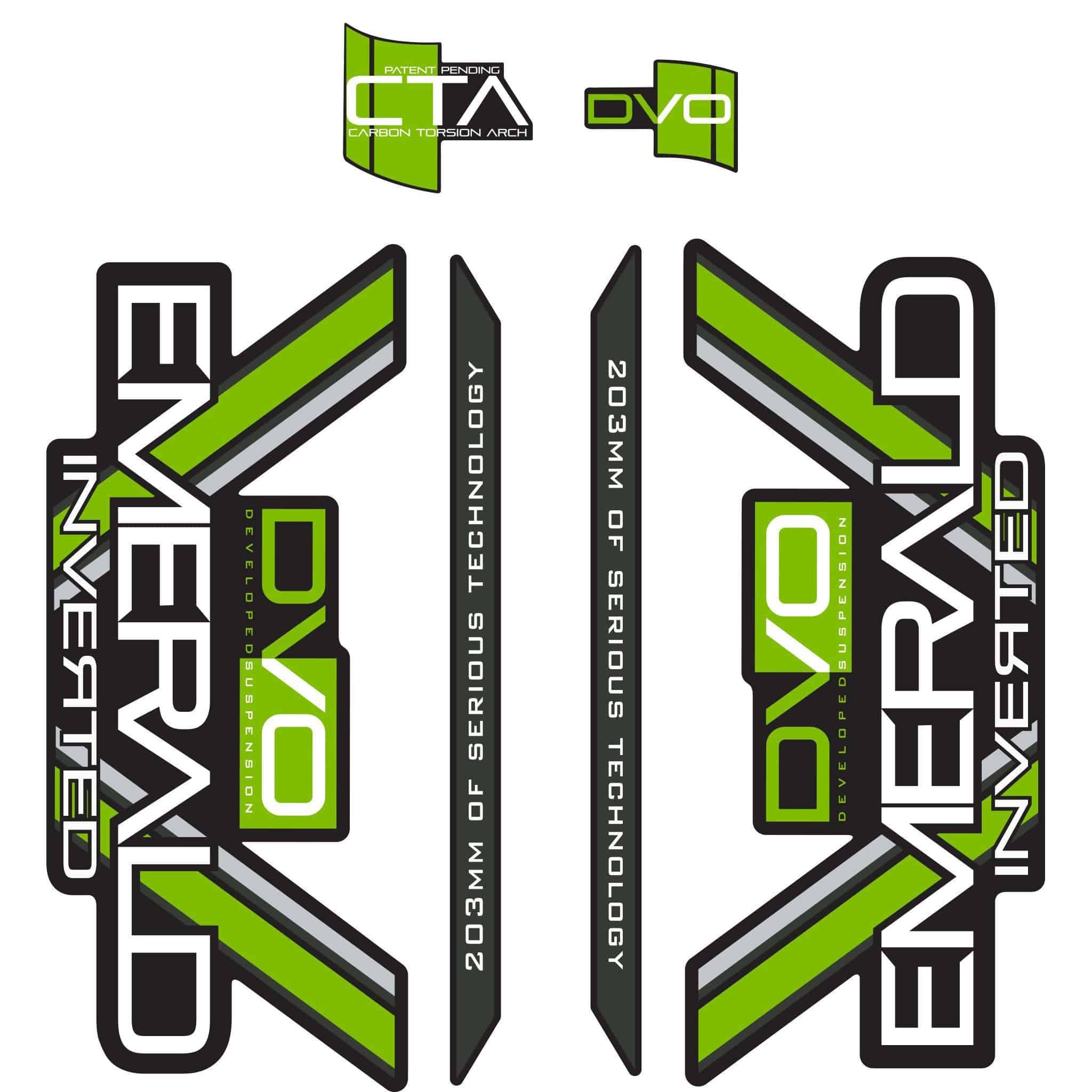 DVO Decal Set 26" Emerald (Green) | Swinnerton Cycles