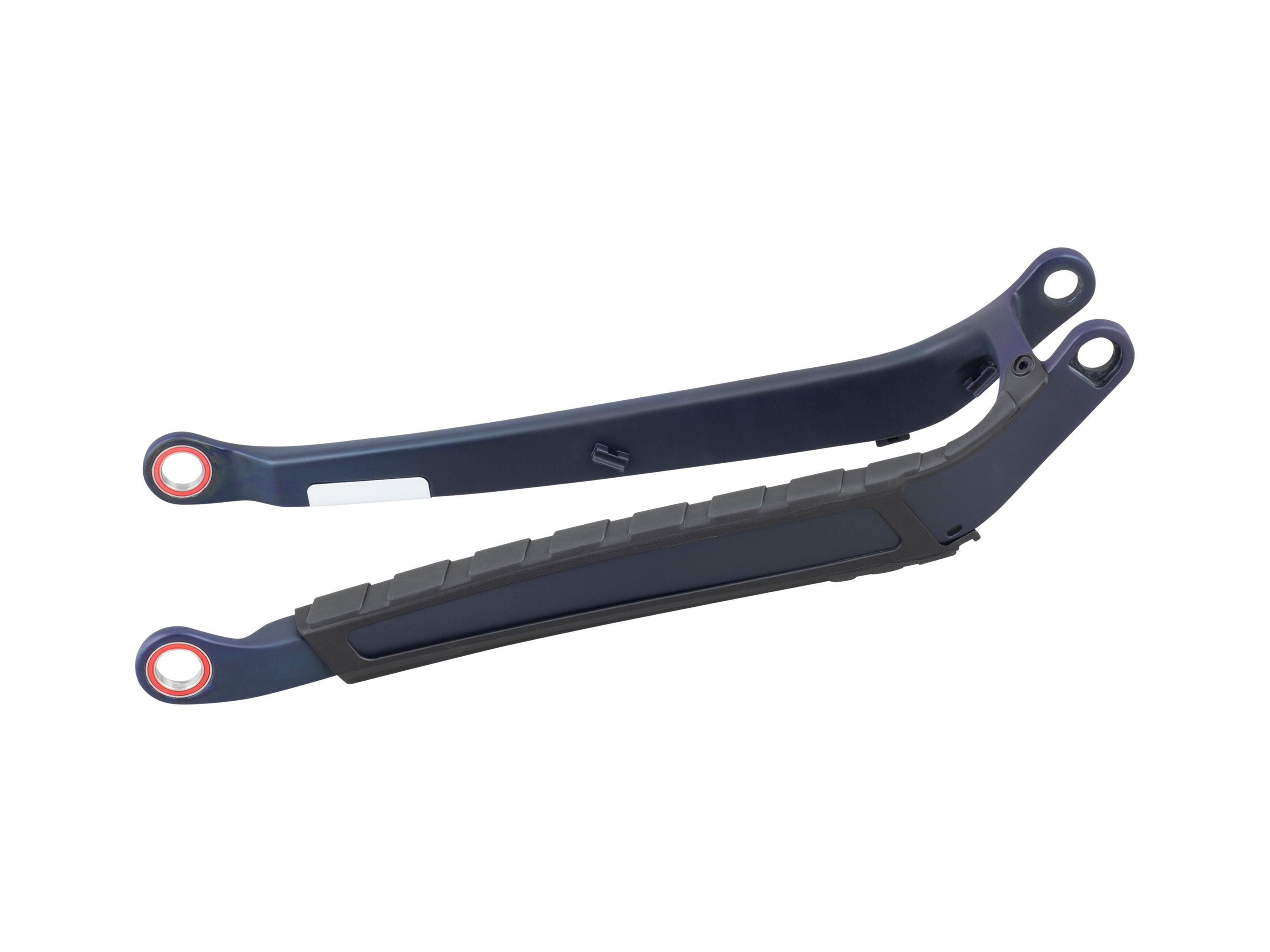 Trek Fuel EX 29 2022 mountain bike chainstay and framestay components, black metal replacement parts for frame repair.