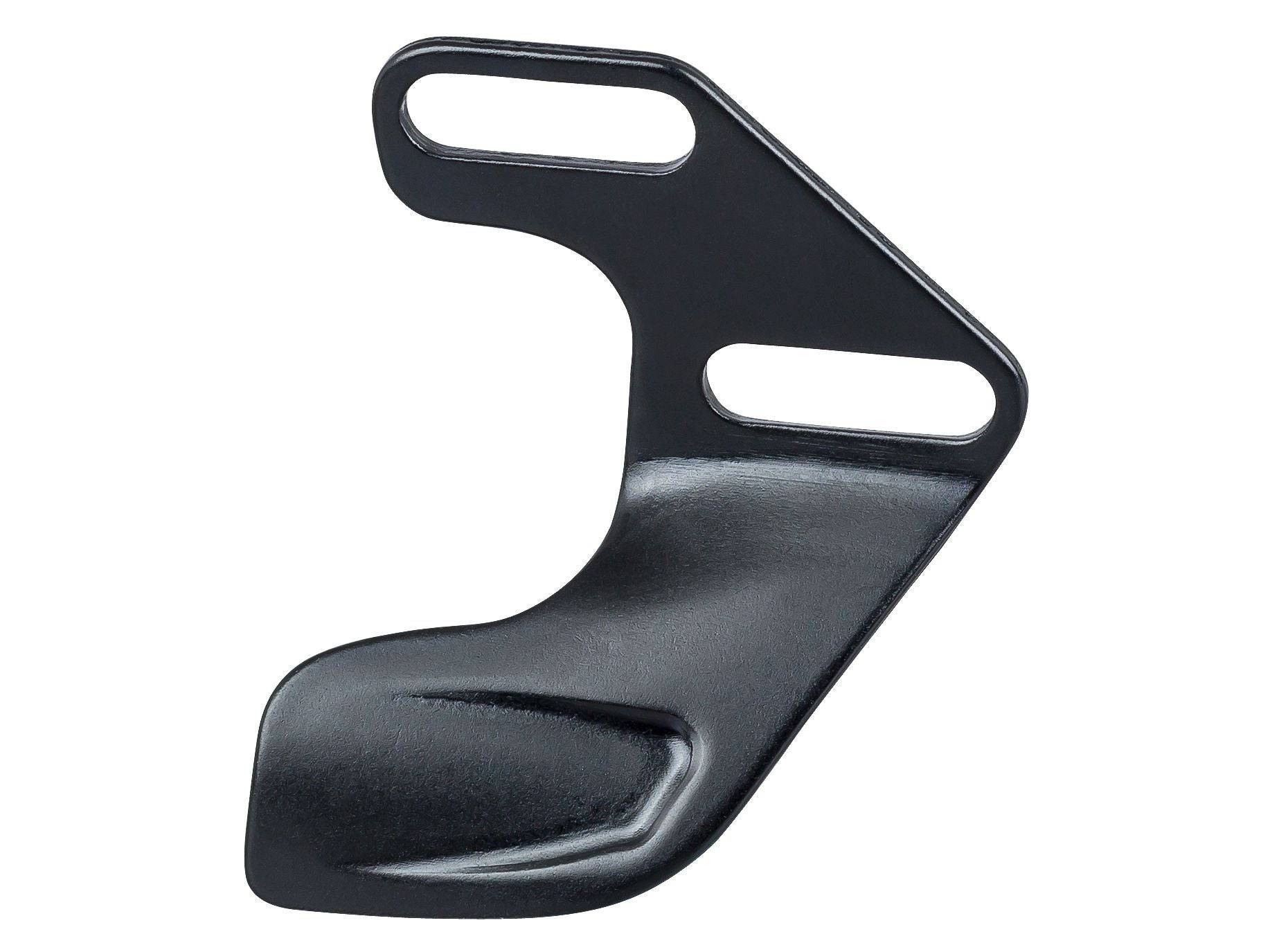 Trek E-bike rear derailleur protector kit in black with quick release rear guard, designed for bike component protection.
