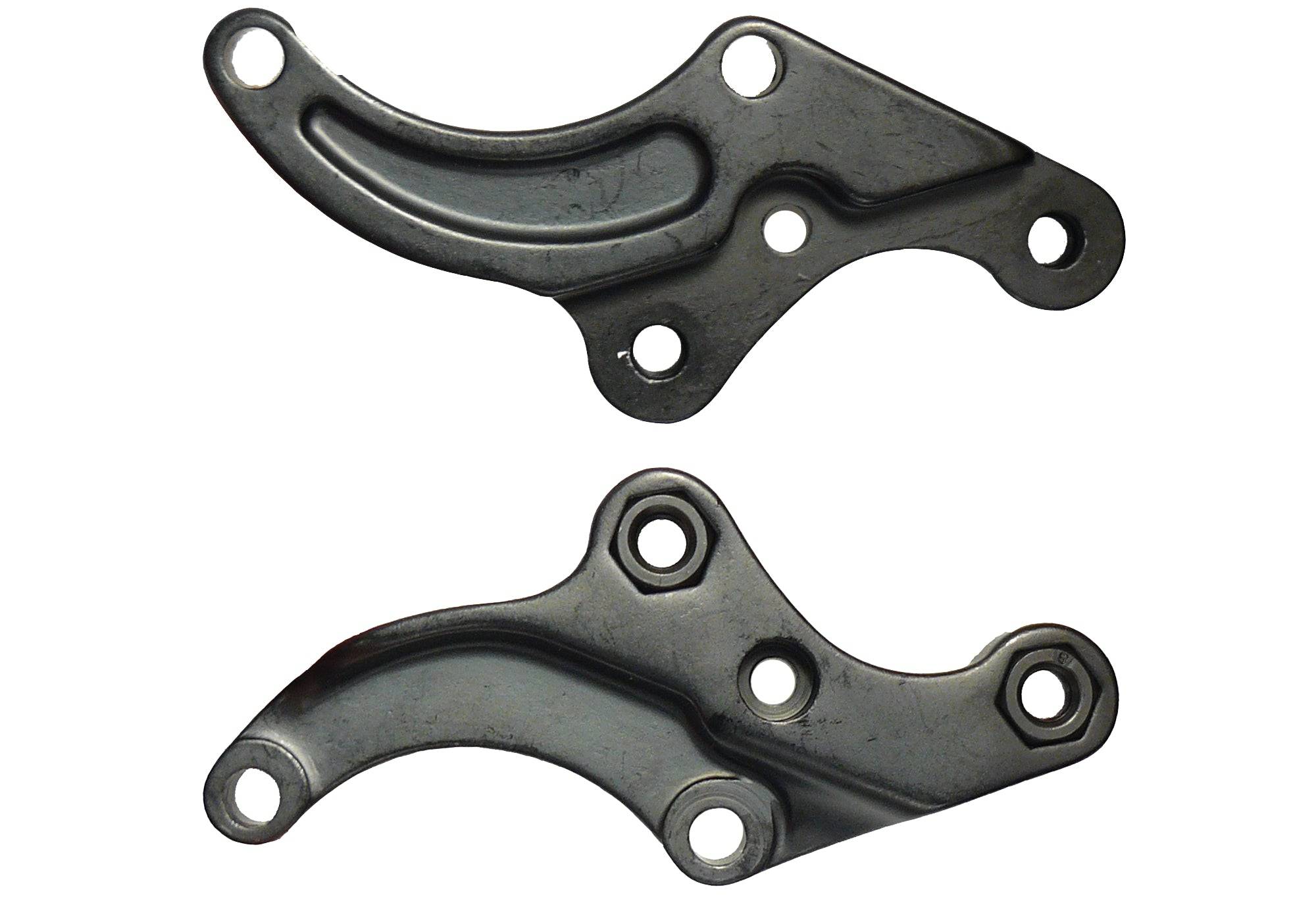 Trek black disc brake adapter kit for 2001-2004 Trek and Gary Fisher rear mount, bicycle component for mounting disc brakes.