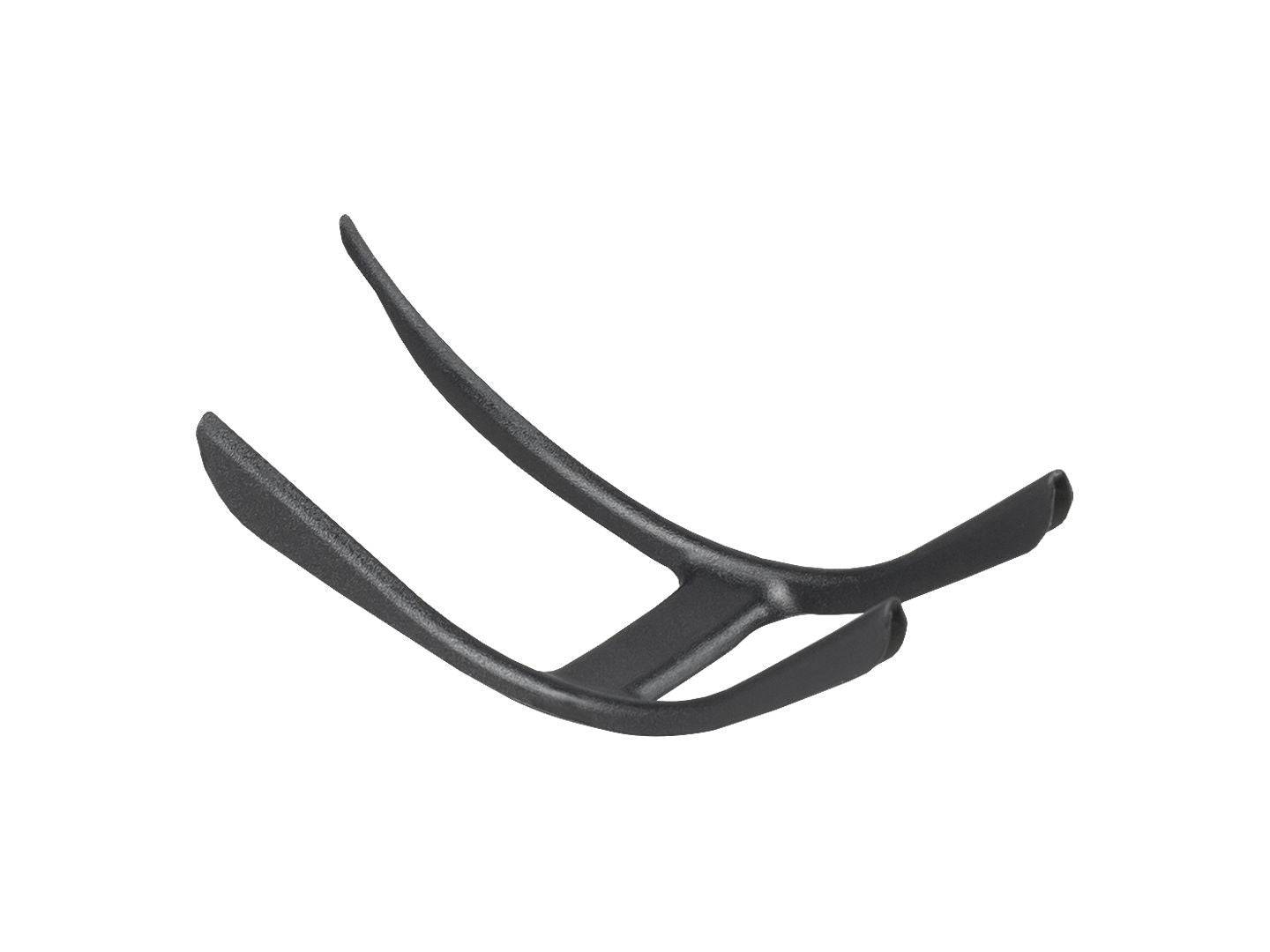 Trek Open Groove Bottom Bracket Cable Guide in black for smooth routing of gear and brake cables on bicycle components.