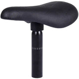 Black DMR Saddle Sect Combo 27.2mm seat post with nylon bike seat, designed for comfortable bike riding components.