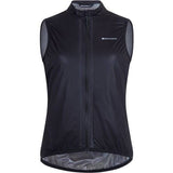 Madison Flux women's waterproof cycling gilet vest with reflective inserts, lightweight and packable, ideal for cycling in rain.