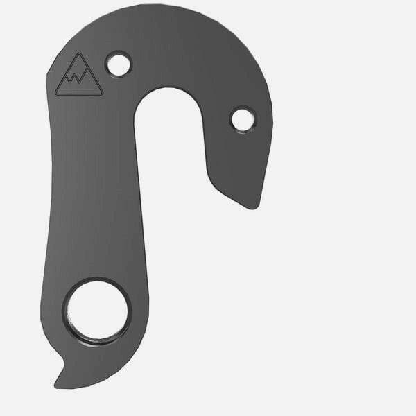 Wheels Manufacturing replaceable derailleur hanger dropout 569 for bike shifting, showing the metal component and mounting points.