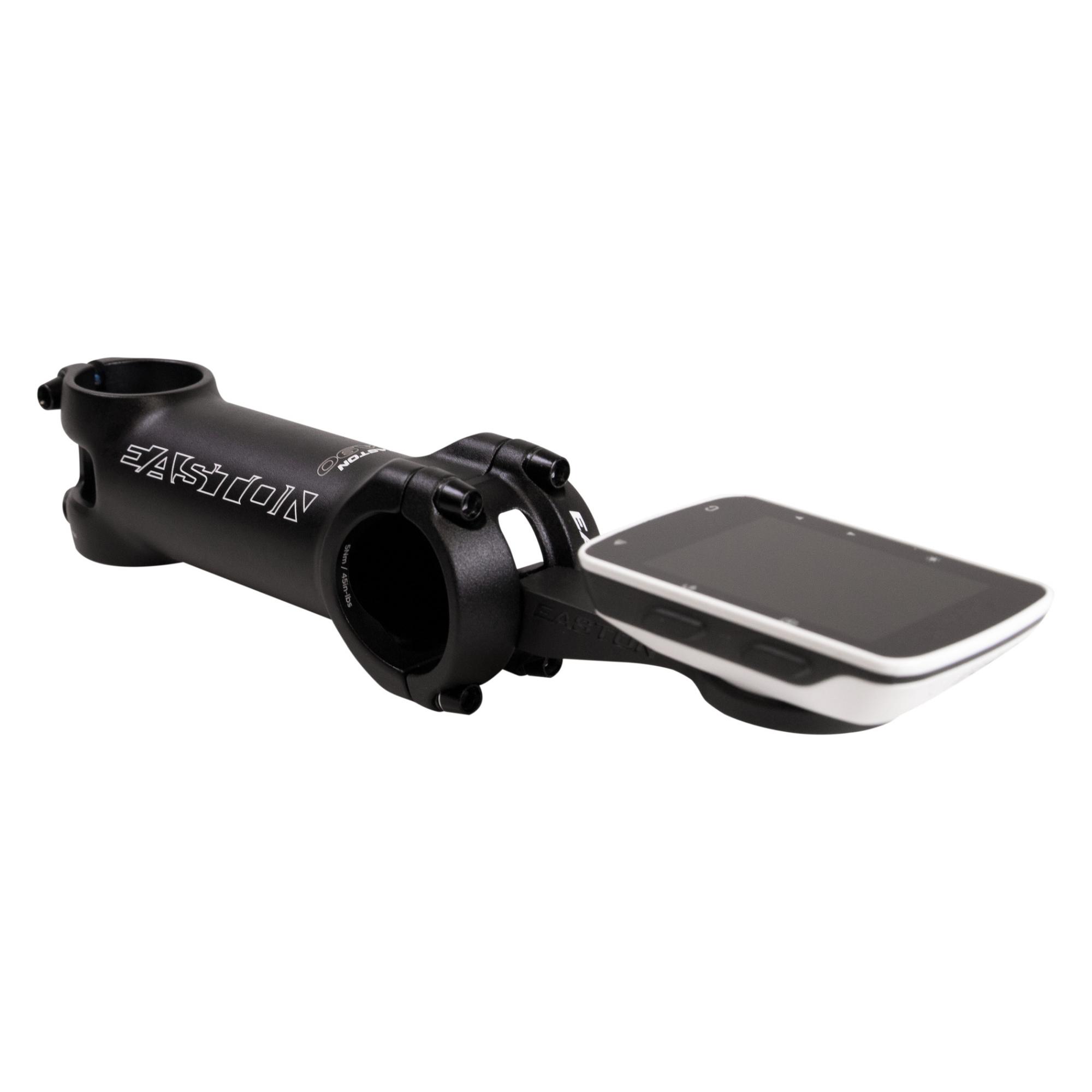Easton Garmin mount faceplate for EA90, EA70, EA50 ICM stems, bike accessories, black component with mounting brackets