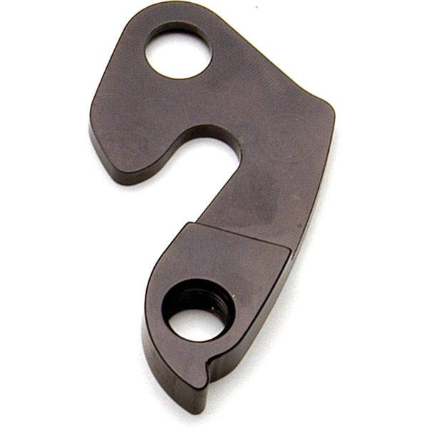 Wheels Manufacturing CNC aluminum derailleur hanger replacement for bike dropout, showcasing a sleek, durable component.