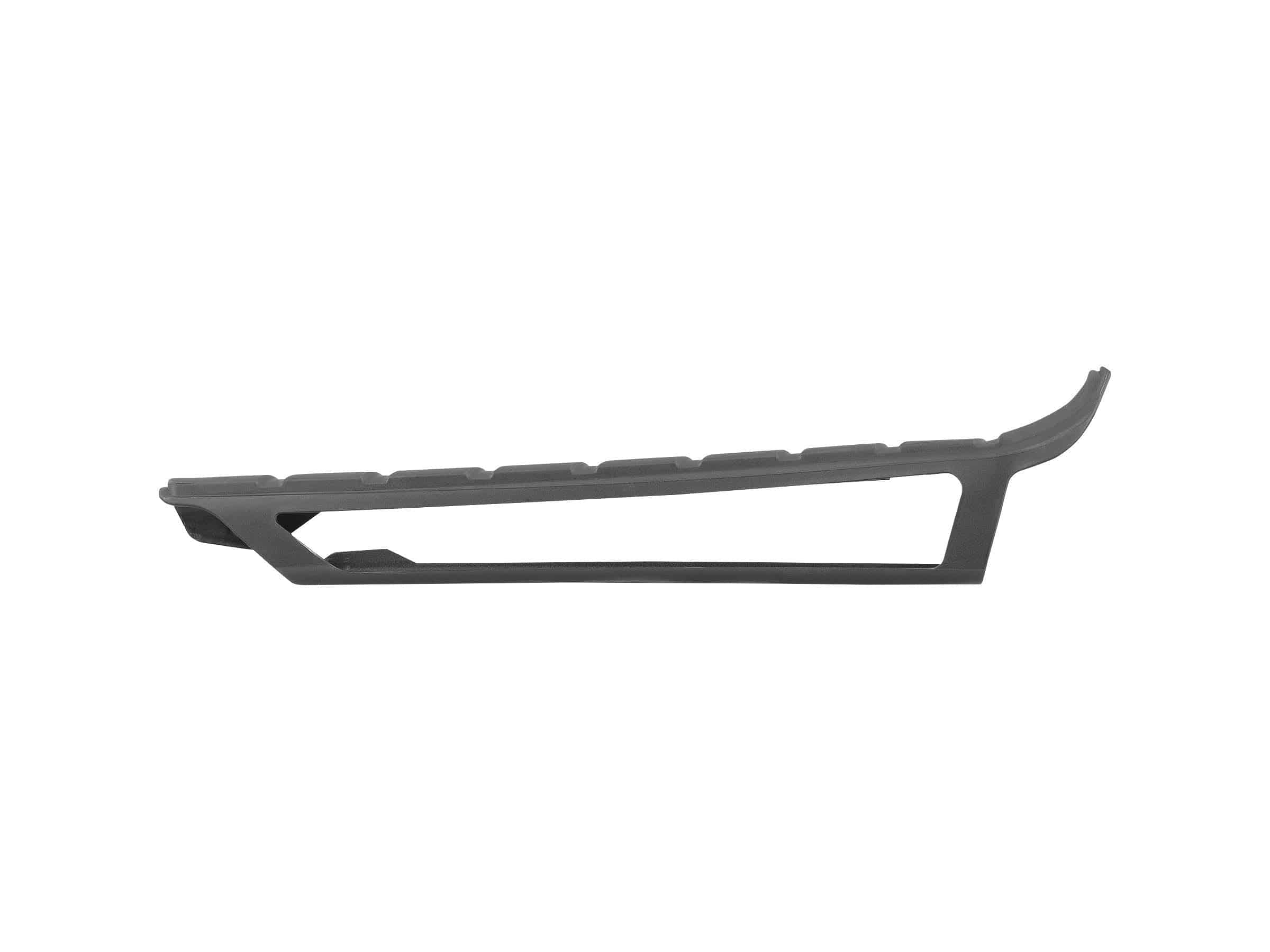 Trek 2023 Fuel EXe carbon chainstay armor in black, protective bike component for enhanced durability and bike frame protection.