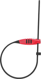 ABUS Combiflex TravelGuard RD cable lock with adjustable 3-digit combination, black security accessory for travel and storage.