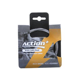 Ashima Action Plus MTB brake inner cable made of stainless steel for mountain bikes, showing the coiled cable close-up.