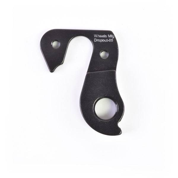 Wheels Manufacturing replaceable derailleur hanger dropout, CNC machined upgrade for bicycle components, shown in the image.