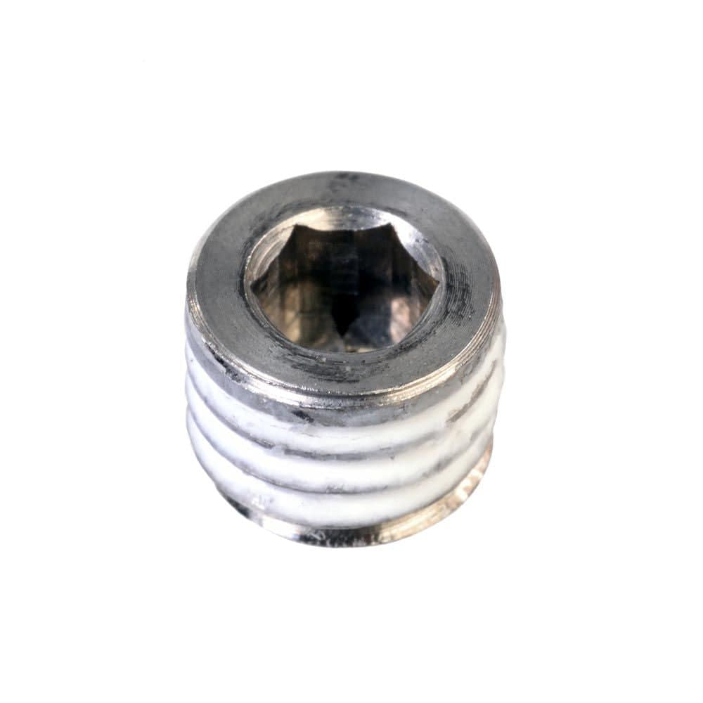Rohloff Speedhub drain plug replacement for oil drainage on bicycle hub, showcasing the component for maintenance.