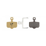 Jagwire Pro semi-metallic disc brake pads for SRAM AXS Road and Avid Gold Pro mountain bike brakes, showing the brake pad design.