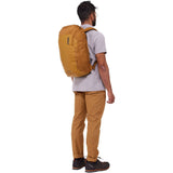 Thule Chasm Recycled 26L backpack showing durable, weather-resistant design with padded laptop compartment and outdoor-ready features.