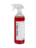 Bontrager Bike Wash Spray 32oz bottle with pump, safe cleaner for all bike paints and surfaces, shown on a workshop table
