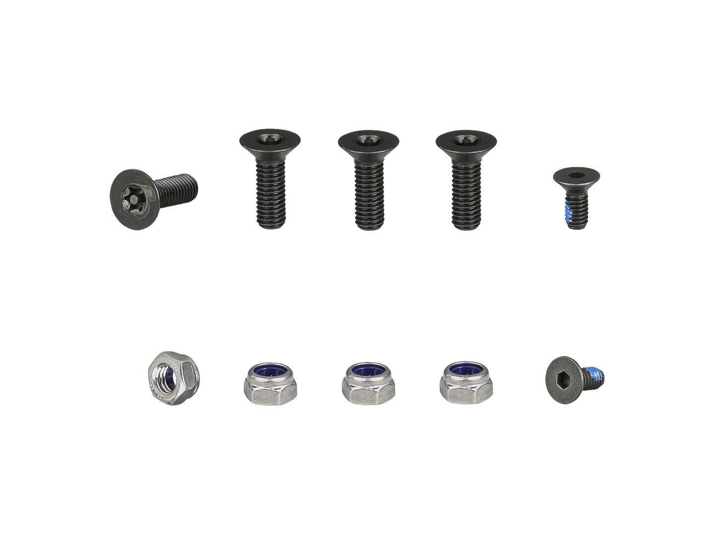 Trek RIB Replacement Downtube Fasteners Black M4/M5 x 15mm | Swinnerton Cycles
