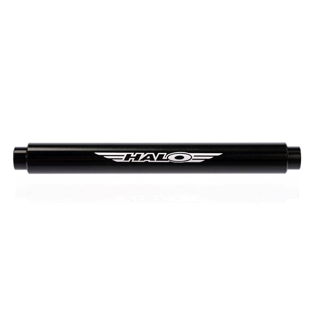 Halo 12mm QR front T-axle adaptor hub component for quick release bicycle forks, compatible with Halo quick release systems.