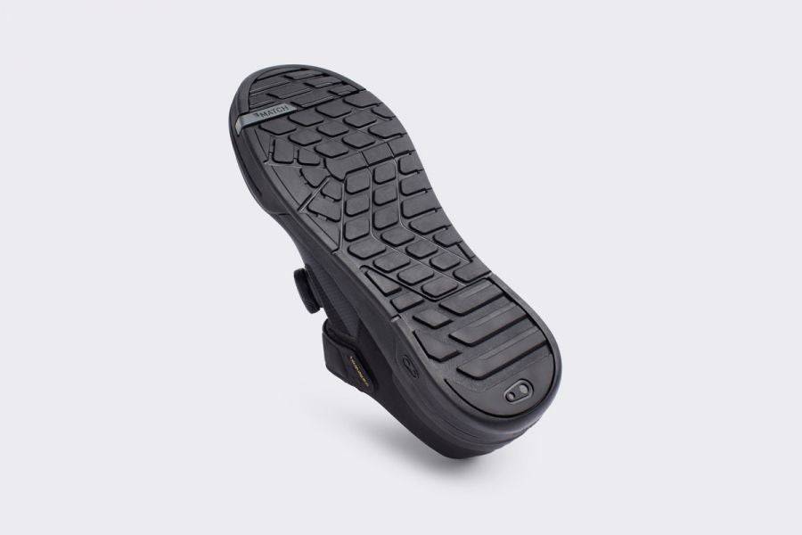 Crank Brothers Stamp BOA unisex mountain biking shoes with trail grip, featuring durable design and BOA lacing system for MTB riding.