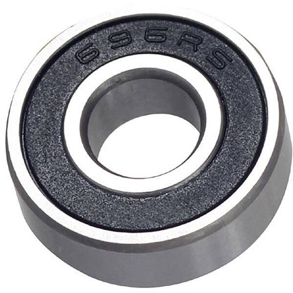 M Part bicycle hub cartridge bearing 696 2RS with ABEC-3 tolerance, showing the 6x15x5 bearing in close-up view