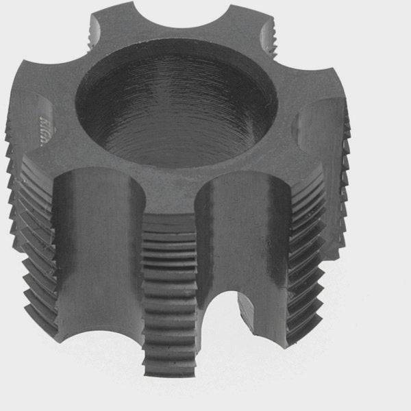 Park Tool 692 British left-hand tap for BTS-1 bottom bracket, featuring 1.370" x 24 TPI threading for workshop use.
