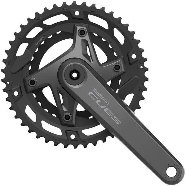Shimano Cranks - FC-U6000 CUES 2 piece design chainset, for 9/10-speed | Swinnerton Cycles