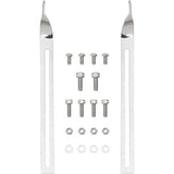 Silver M Part Trail Rack hardware kit for Madison Trail Rack installation, includes accessories for secure mounting.