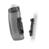 Fidlock TWIST Bike Bottle Kit 590 magnetic hydration system with accessories, showcasing the secure bottle attachment and magnetic closure.