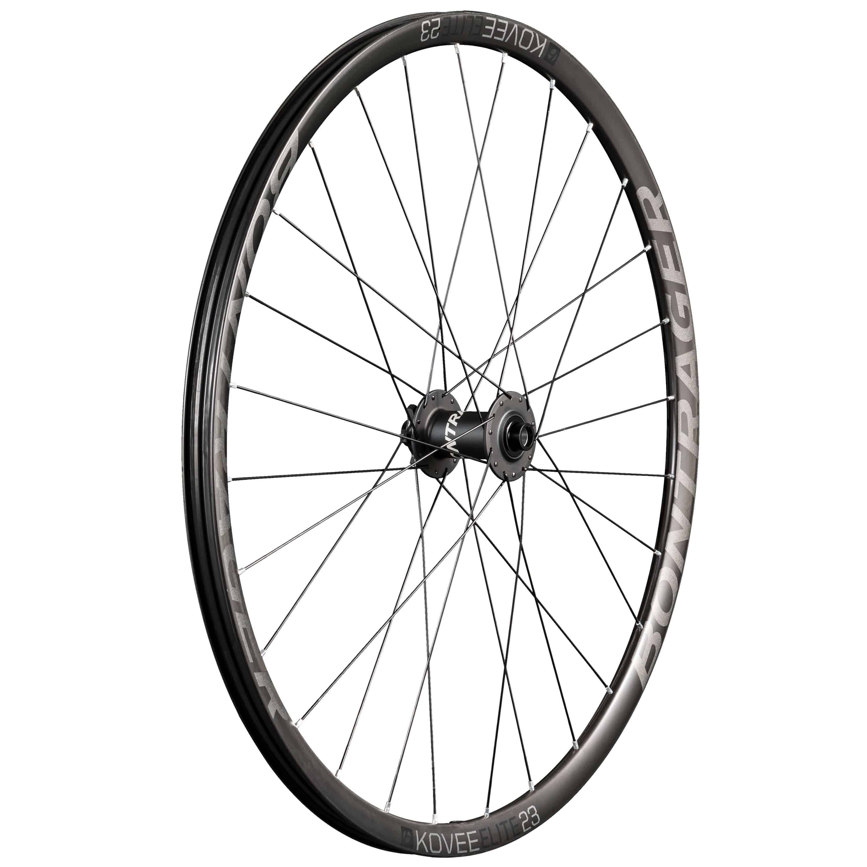 Bontrager Kovee Elite 29-inch carbon tubeless-ready disc wheelset with Rapid Drive 54 hub for mountain biking.