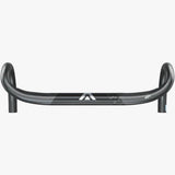 PRO VIBE Superlight Carbon Road Handlebar with internal cable routing, lightweight cycling component by PRO, designed for performance.