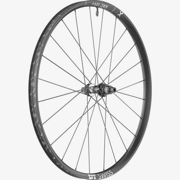 DT Swiss XRC 1200 29-inch rear wheel with 30mm carbon rim, BOOST, Micro Spline/XD compatible for mountain biking.