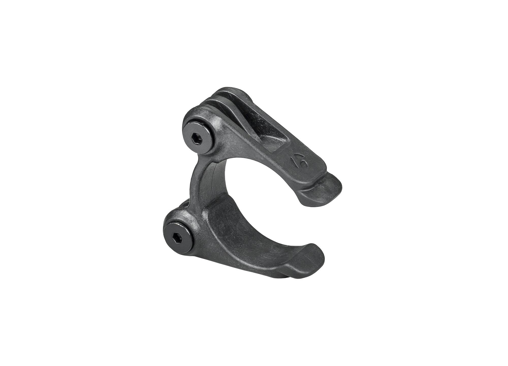 Bontrager Blendr Kovee Pro 35 Stem base accessory mount for bike handlebar integration, shown attached to bicycle components.