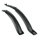 SKS Hightrek Junior 20-inch bike mudguard set for kids, durable plastic mudguards with reflective accents and attachment hardware.