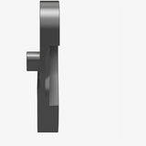Wheels Manufacturing replaceable derailleur hanger dropout 558 for precise bike shifting, shown attached to a bicycle frame.