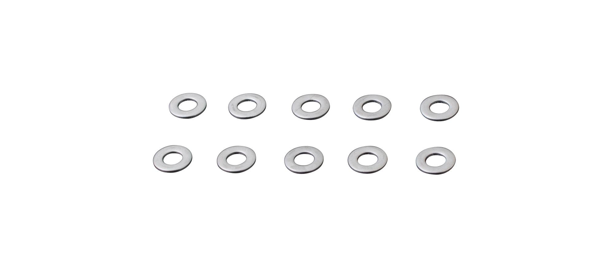 Bontrager Wampa Nipple Washer Silver 0.8mm x 4.5mm | Swinnerton Cycles