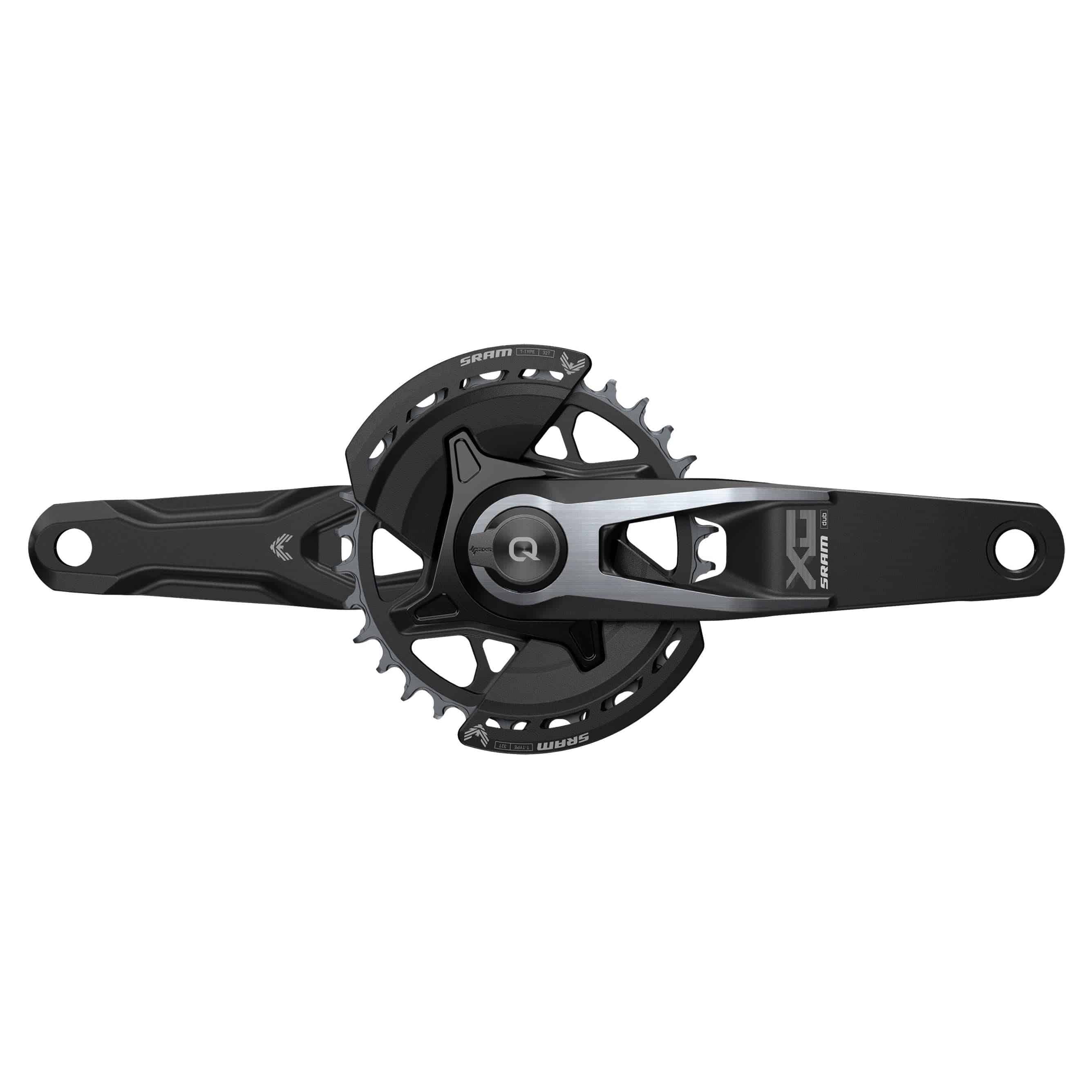 SRAM Crankset Powermeter X0 Eagle Spindle Q174 55mm Chainline Dub MTB Wide Black 2-Guards 32T T-Type (BB Not Included) 2023: BLACK 170MM | Swinnerton Cycles