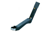 Topeak Fixer F77 black bike seatpost accessory mounting bracket attached to a bike seatpost.