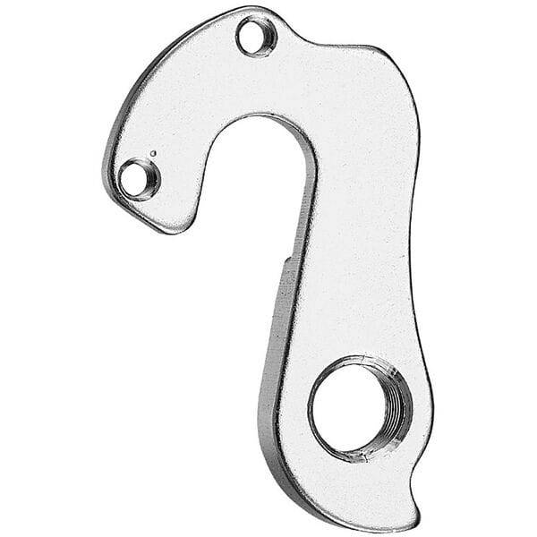 M Part gear hanger for bike frame protection, durable bicycle component with a compact, sturdy design.