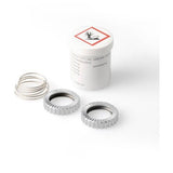 DT Swiss 36-tooth star ratchet hub service and upgrade kit with components for faster engagement in bicycle wheels.