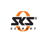 SKS Secu-Clip 3mm pump holder accessory for bike pumps, showing a secure mount with easy installation on a bike frame.