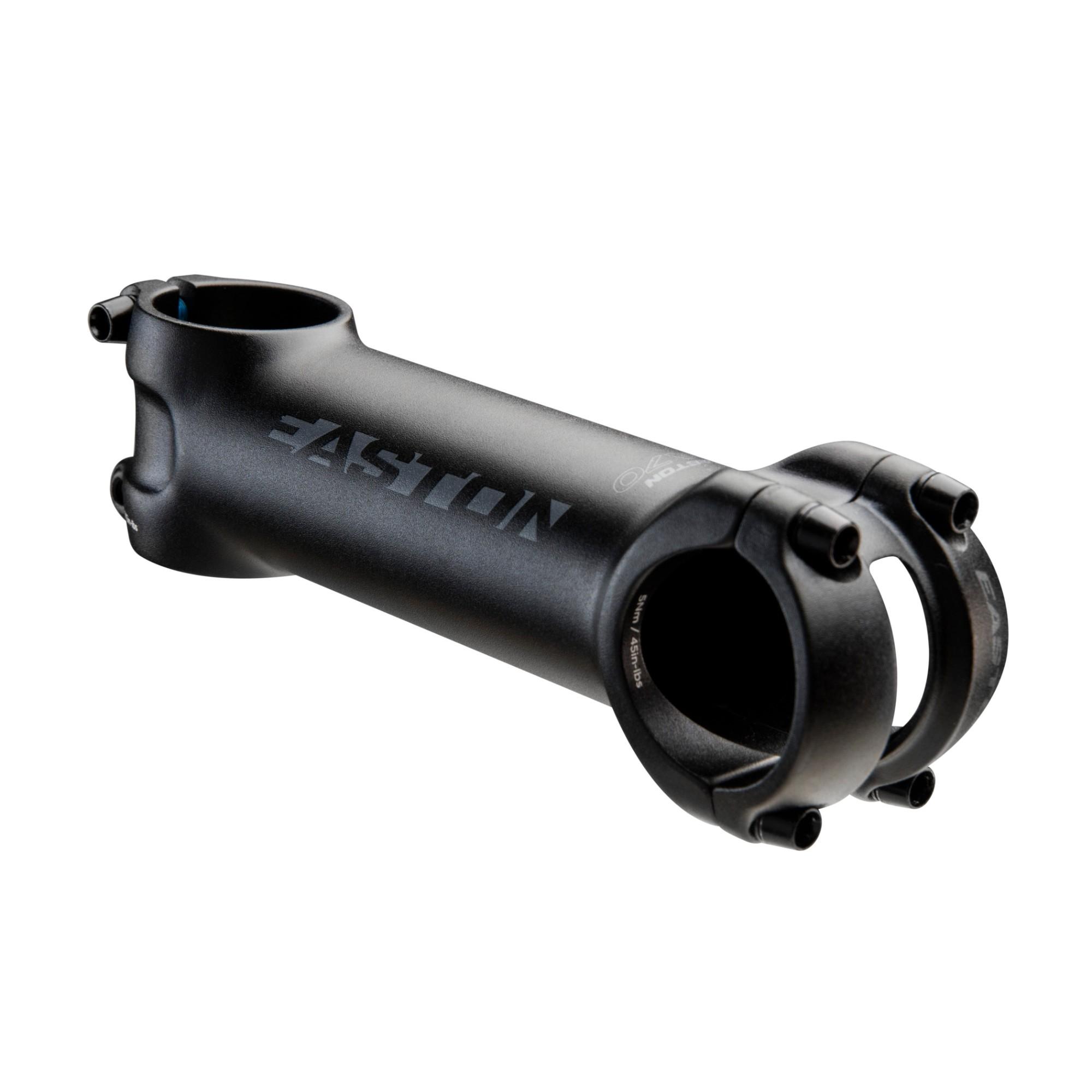 Easton EA70 alloy bike stem with 31.8mm clamp and 1 1/8" steerer tube, available in multiple lengths for road or mountain bikes.