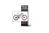 Bike Shield Clear Gloss Half Kit for bike frame protection, showing transparent protective film on bike frame accessories.