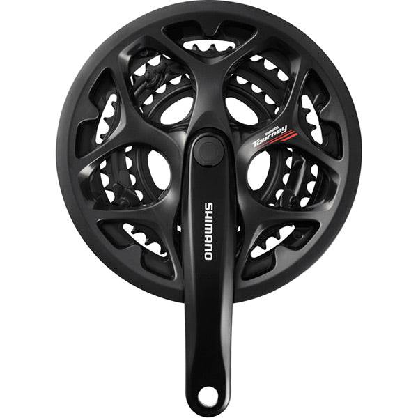 Shimano Tourney / TY FC-A073 square taper triple chainset 7-/8-speed, 50 / 39 / 30T 165 mm w/o c/grd | Swinnerton Cycles