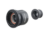 Bontrager Ratchet EXP SRAM XD freehub for 142/148mm old cassette compatibility, black bike component with detailed gears