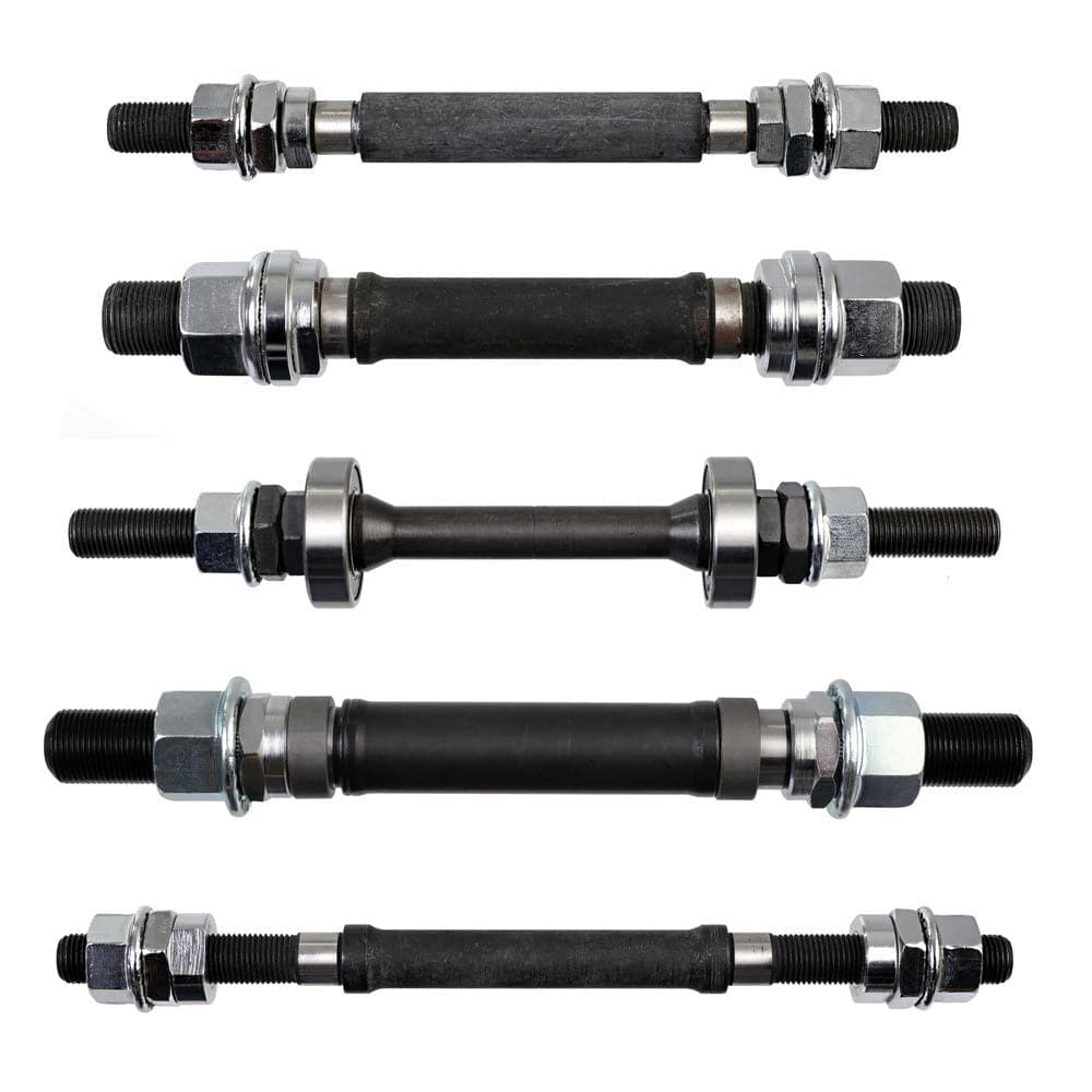 Gusset Components Huka Axle Kit for 2004+ hub replacement, sealed hub parts, includes axle components for bike maintenance