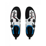 Fizik R1 Transiro road cycling shoe in black and white, size 38, with dual BOA closure and aerodynamic design.