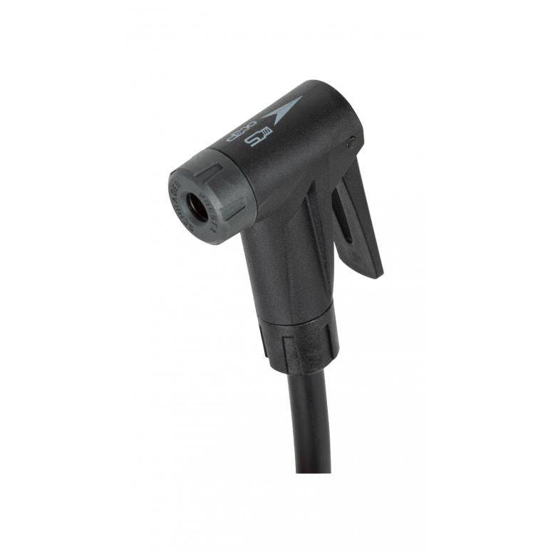 Topeak JoeBlow Roadie EX blue floor pump for road bikes, featuring SmartHead® valve compatibility and sturdy construction.