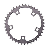 BBB CompactGear chainring for 2x9/10-speed Shimano road bikes, 110 BCD, 5-arm design, compatible with BCR-31 components.