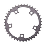 BBB CompactGear chainring for 2x9/10-speed Shimano road bikes, 110 BCD, 5-arm design, compatible with BCR-31 components.