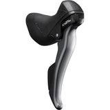 Shimano Claris ST-R2000 8-speed road drop bar shifters with brake levers and gear display, component for road bikes.