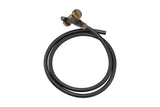 Topeak TubiHead upgrade kit in black for tubeless tyre floor pump, designed for easy inflation and secure seal.